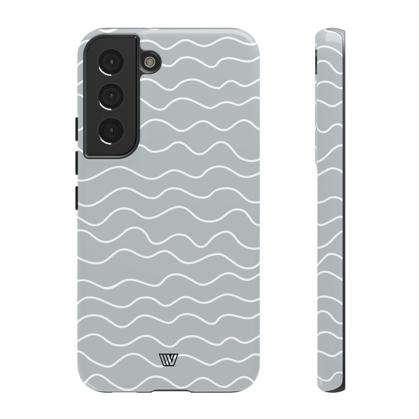 Gray Waves | Tough Phone Case, view 2048 — Soul Flow Apparel