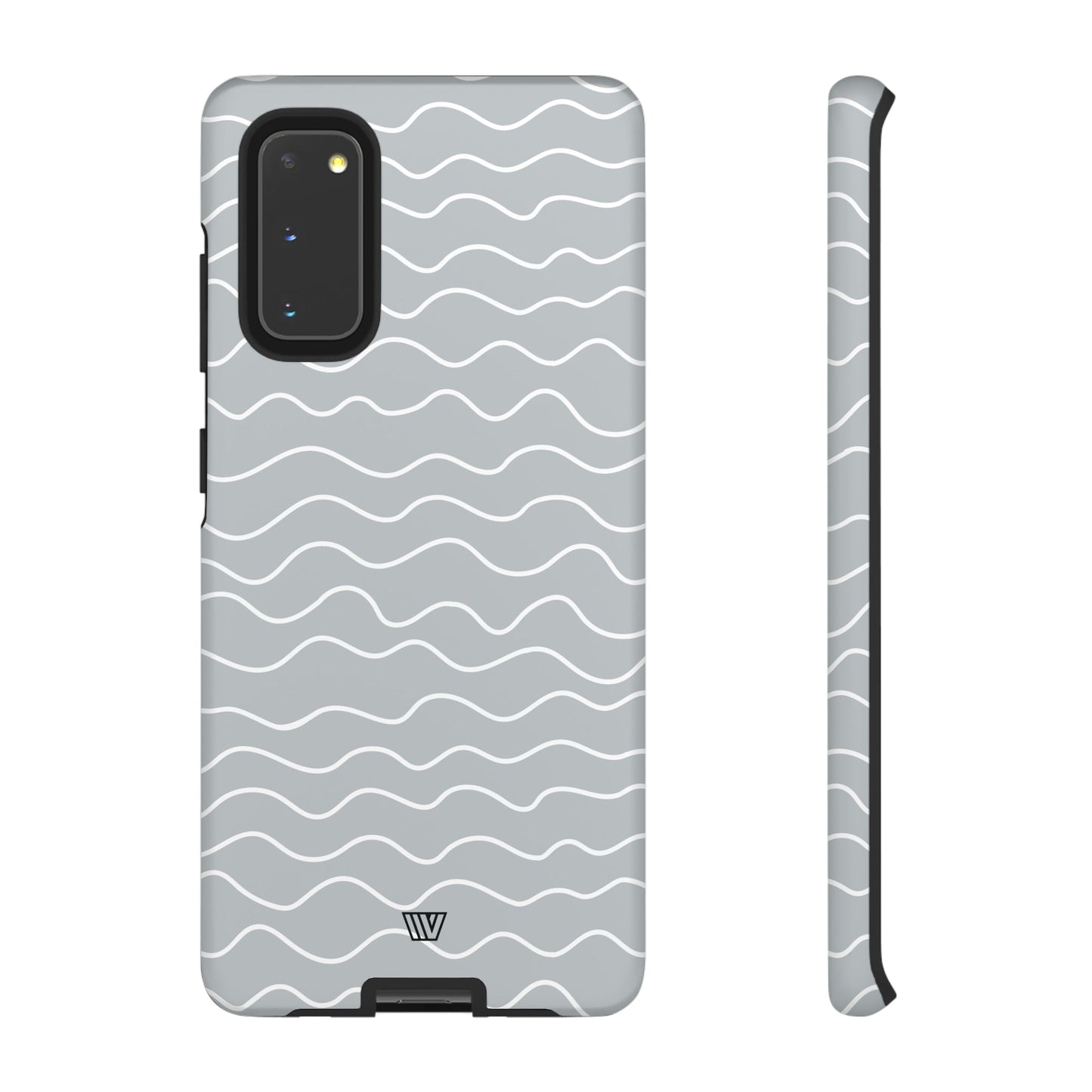 Gray Waves | Tough Phone Case, view 2048 — Soul Flow Apparel