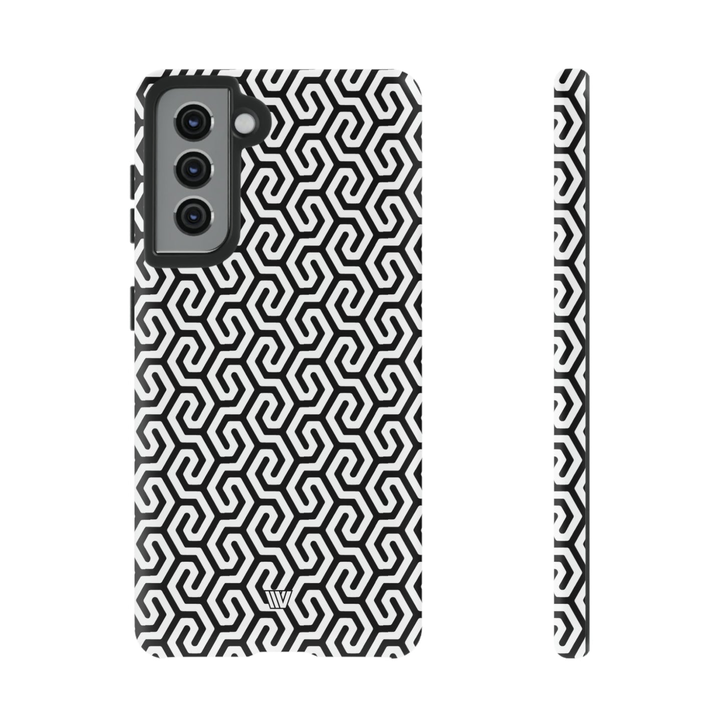 Twisted Grid | Tough Phone Case, view 2048 — Soul Flow Apparel