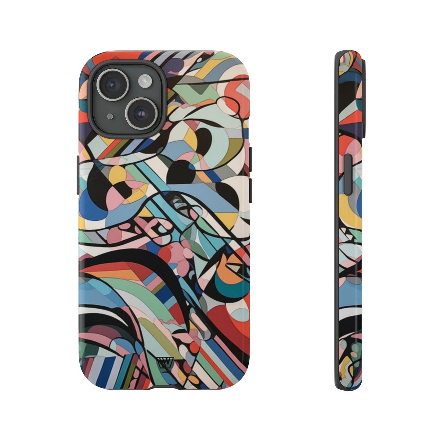 Abstract Mural | Tough Phone Case, view 2048 — Soul Flow Apparel