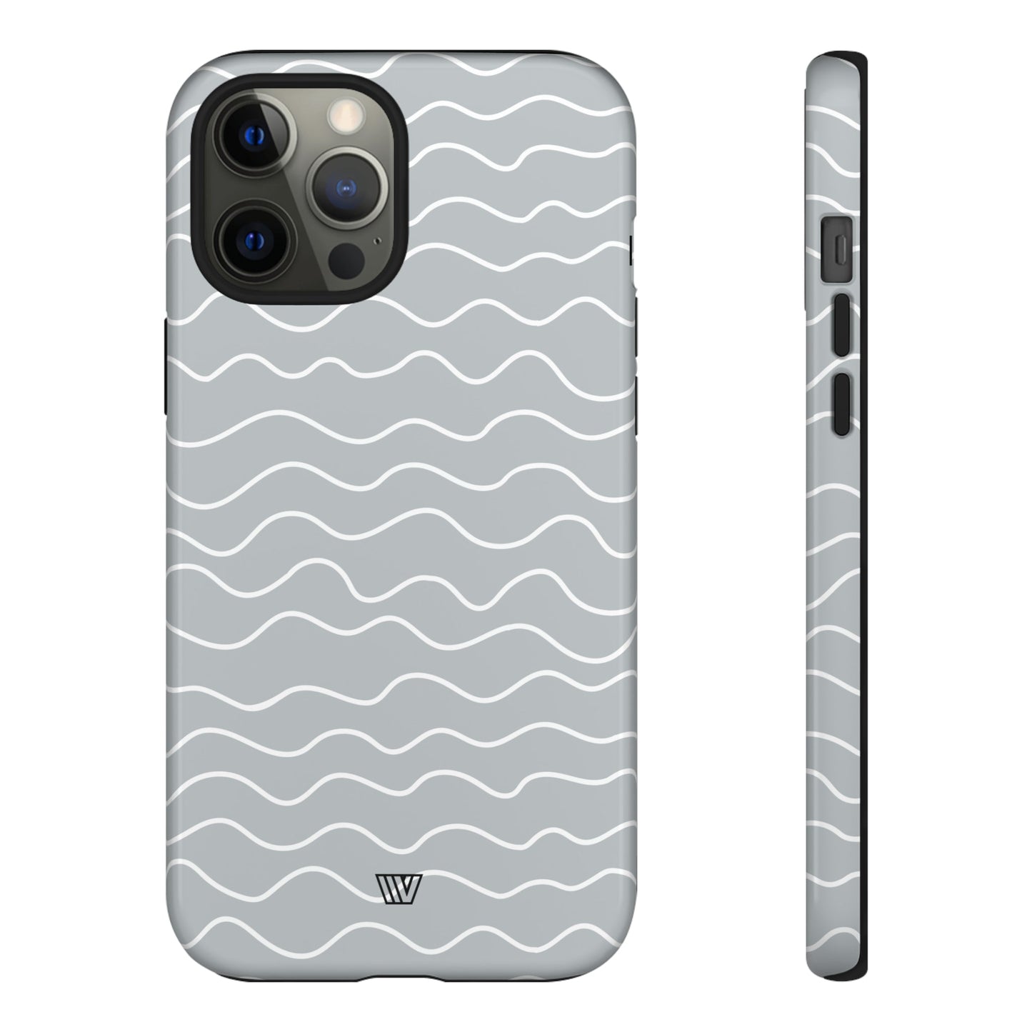 Gray Waves | Tough Phone Case, view 2048 — Soul Flow Apparel
