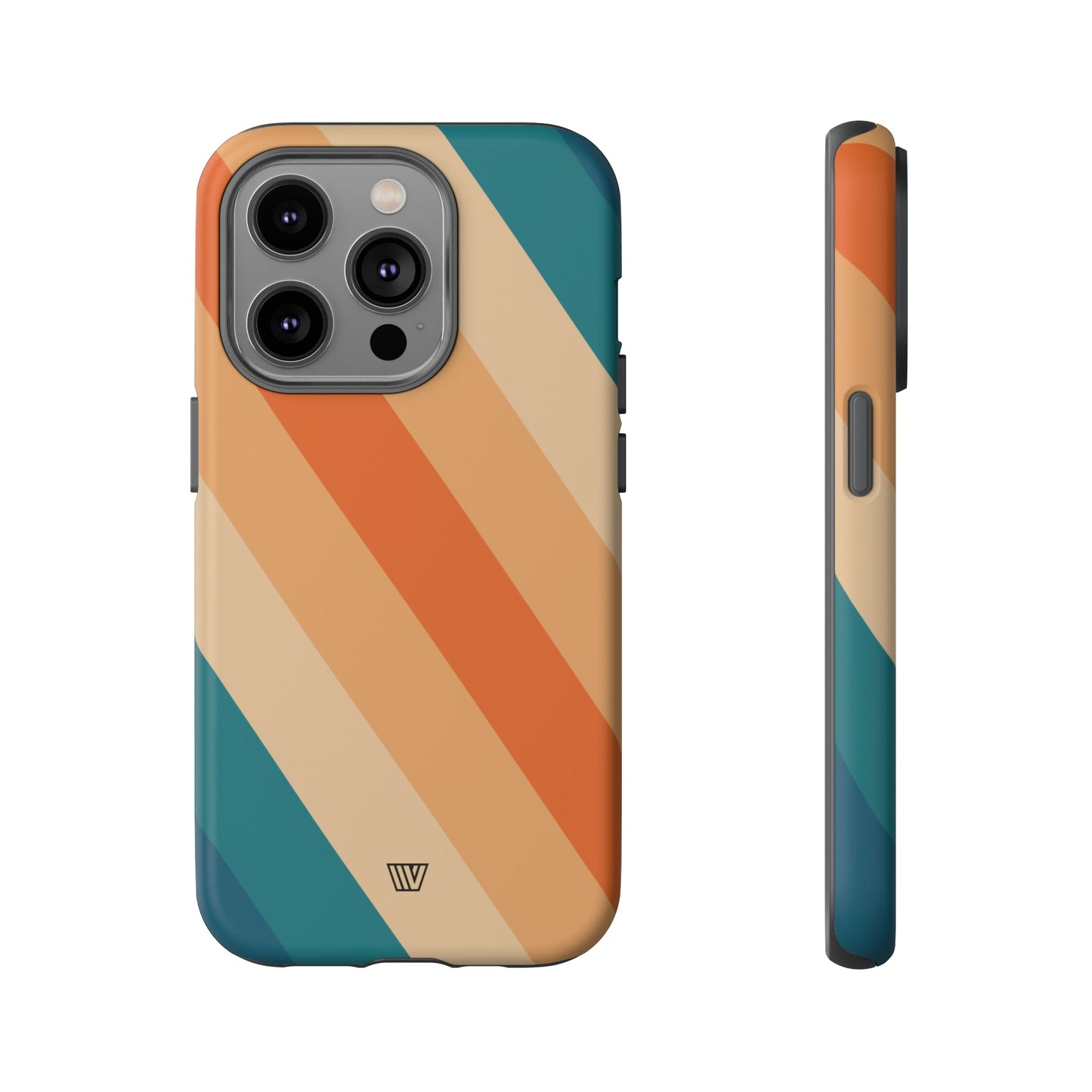 70s Retro Stripe | Tough Phone Case, view 2048 — Soul Flow Apparel