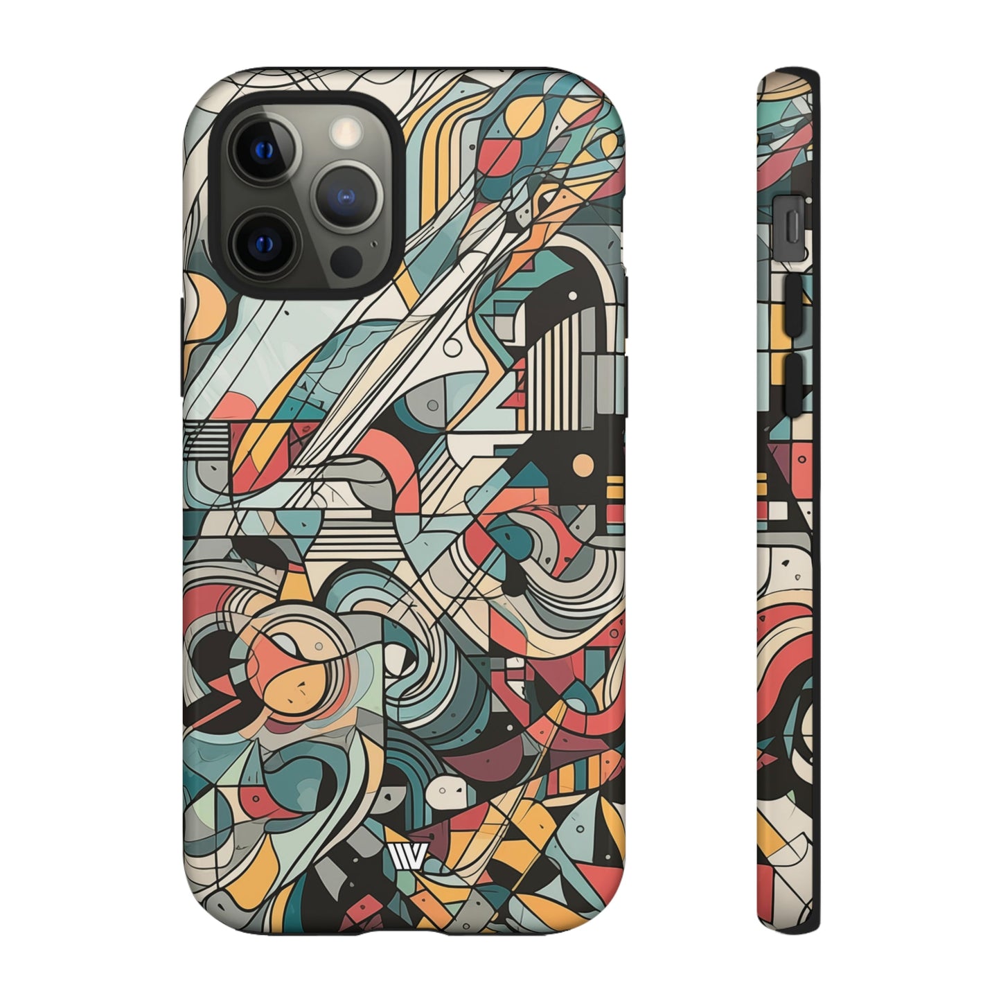 Abstract Doodle #2 | Tough Phone Case, view 2048 — Soul Flow Apparel