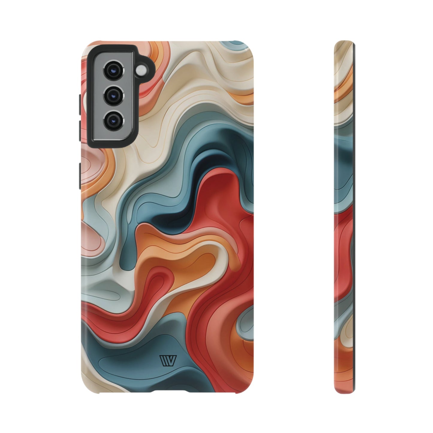 3d Colorful Clay | Tough Phone Case, view 2048 — Soul Flow Apparel