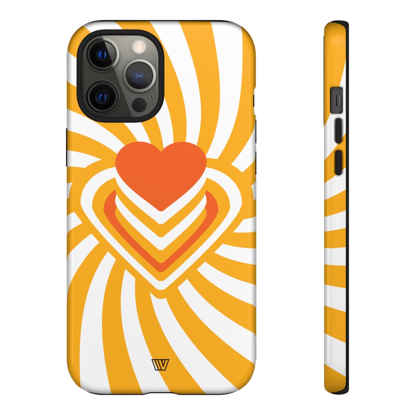 Heart Ray Stack | Tough Phone Case, view 2048 — Soul Flow Apparel