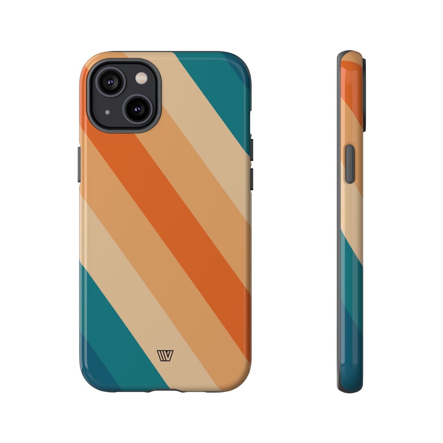 70s Retro Stripe | Tough Phone Case, view 2048 — Soul Flow Apparel