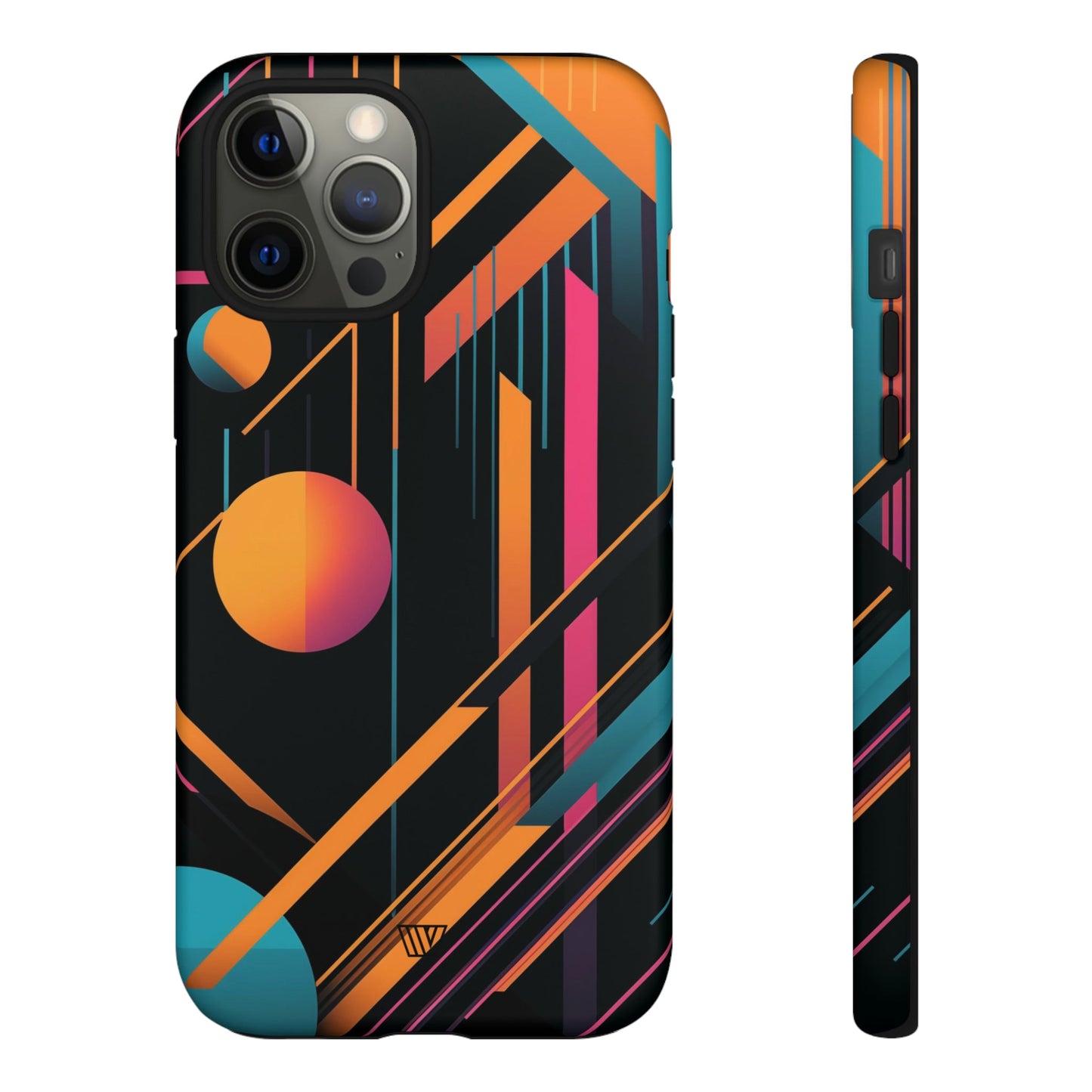 Bold Retro Lines | Tough Phone Case, view 2048 — Soul Flow Apparel