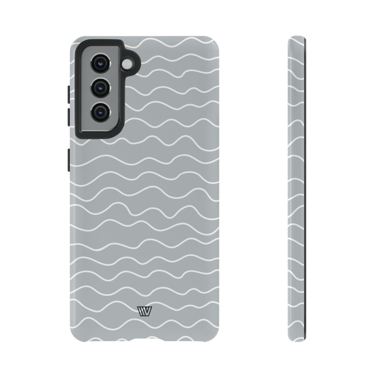 Gray Waves | Tough Phone Case, view 2048 — Soul Flow Apparel
