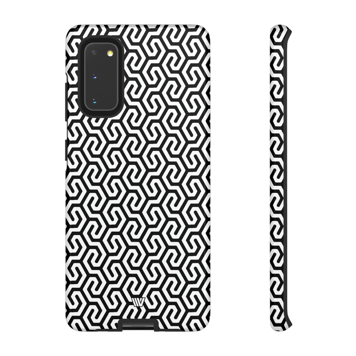 Twisted Grid | Tough Phone Case, view 2048 — Soul Flow Apparel