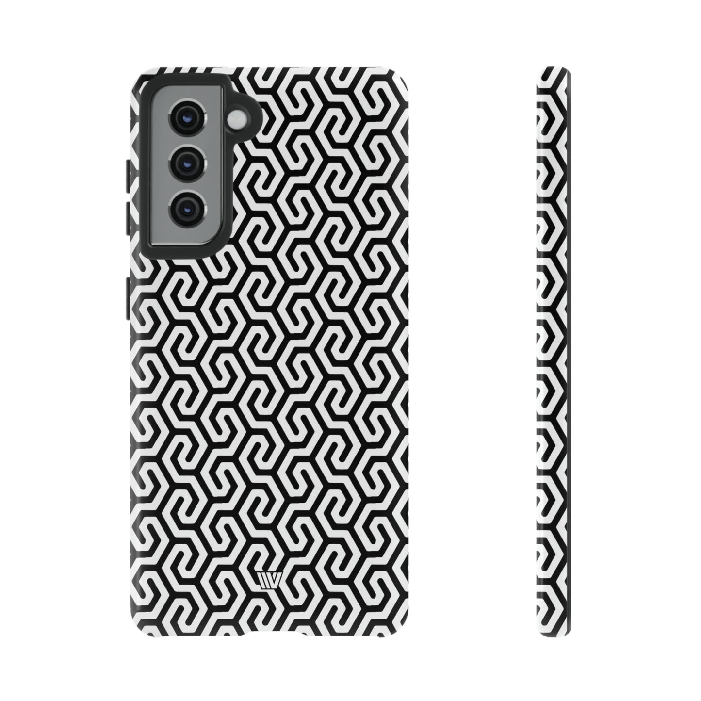 Twisted Grid | Tough Phone Case, view 2048 — Soul Flow Apparel