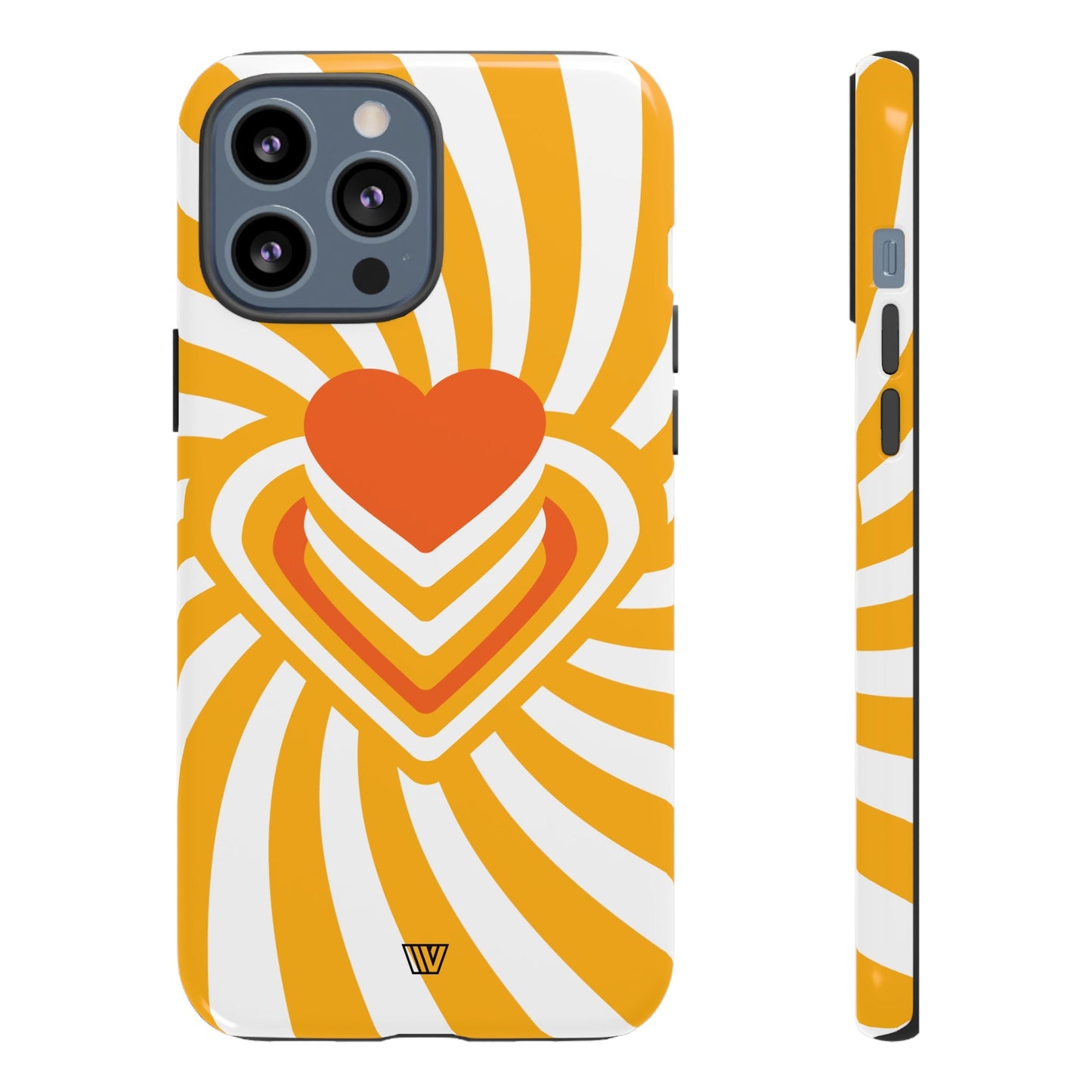 Heart Ray Stack | Tough Phone Case, view 2048 — Soul Flow Apparel