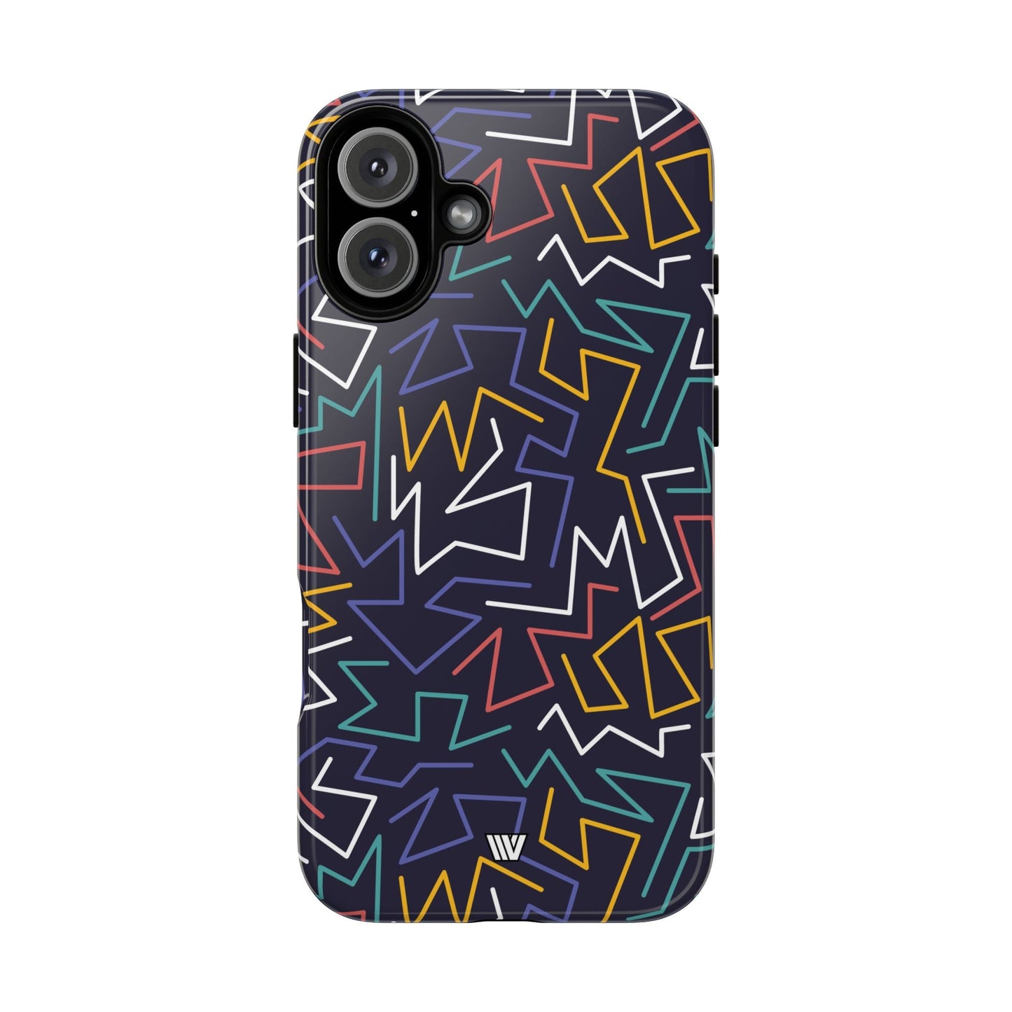 Zigzag Night | Tough Phone Case, view 2048 — Soul Flow Apparel