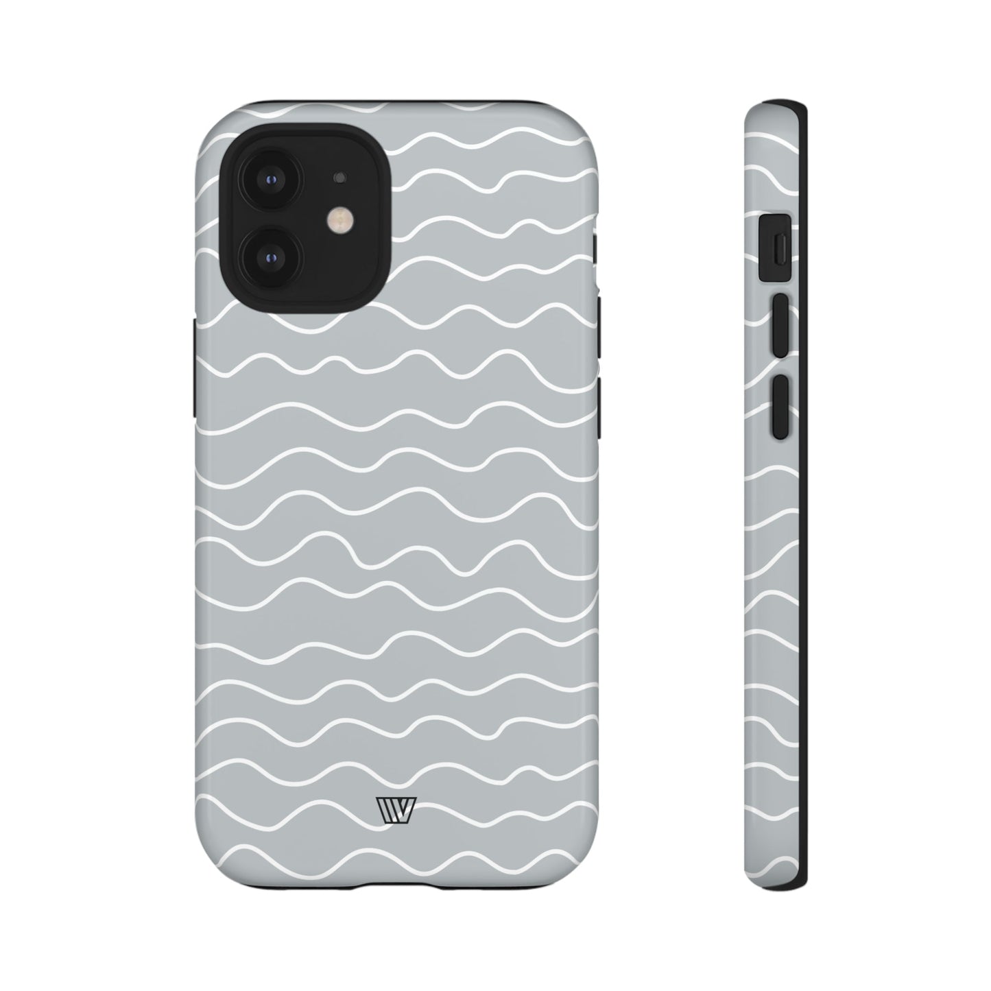 Gray Waves | Tough Phone Case, view 2048 — Soul Flow Apparel