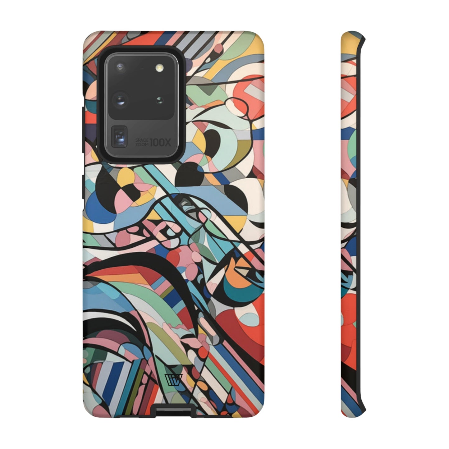 Abstract Mural | Tough Phone Case, view 2048 — Soul Flow Apparel