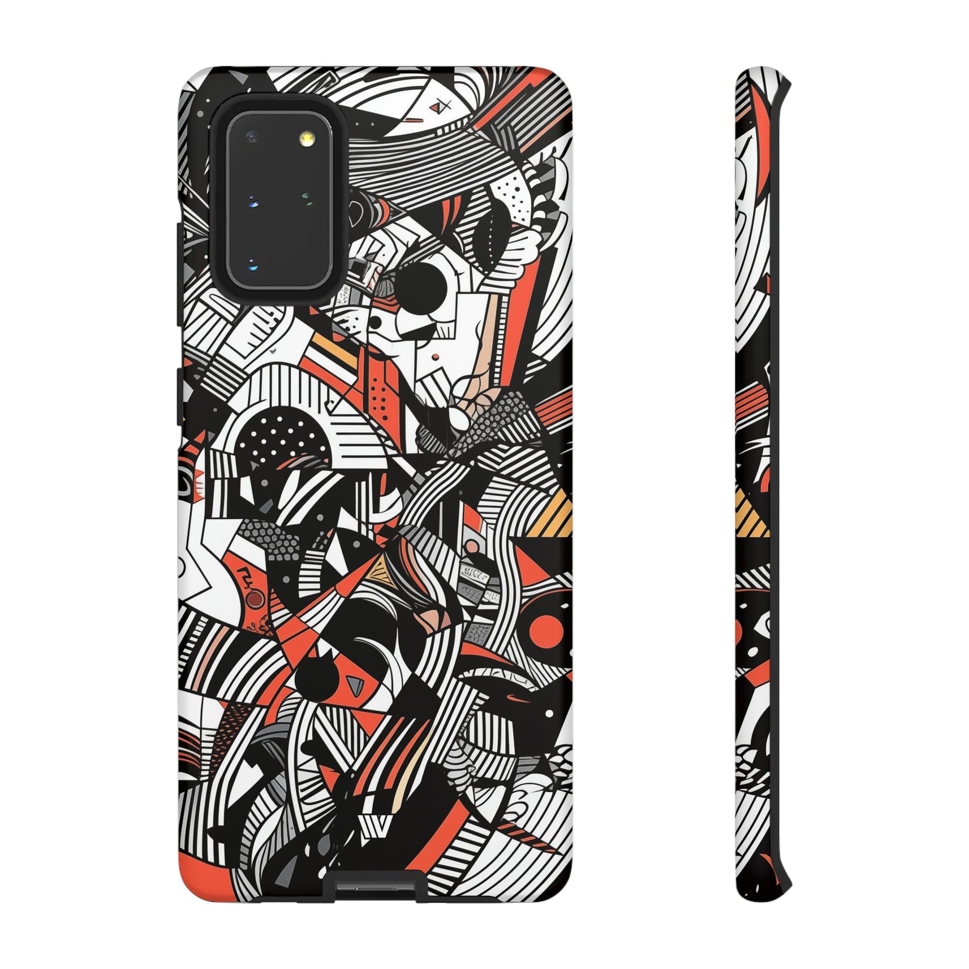 Abstract Doodle #3 | Tough Phone Case, view 2048 — Soul Flow Apparel