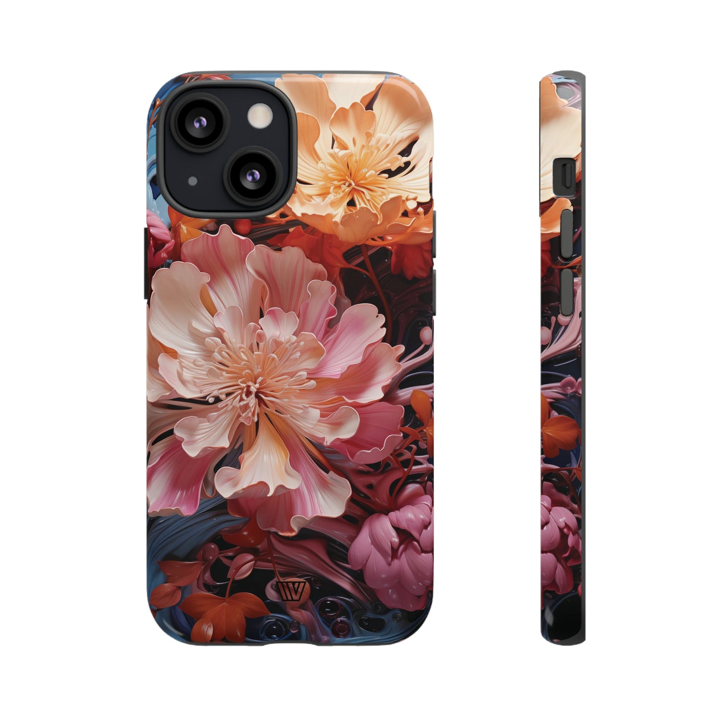 Paint Swirl Flowers | Tough Phone Case, view 2048 — Soul Flow Apparel