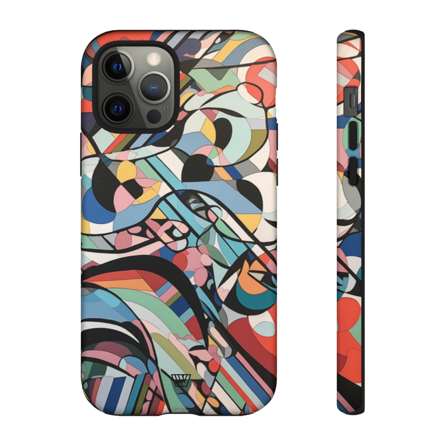 Abstract Mural | Tough Phone Case, view 2048 — Soul Flow Apparel