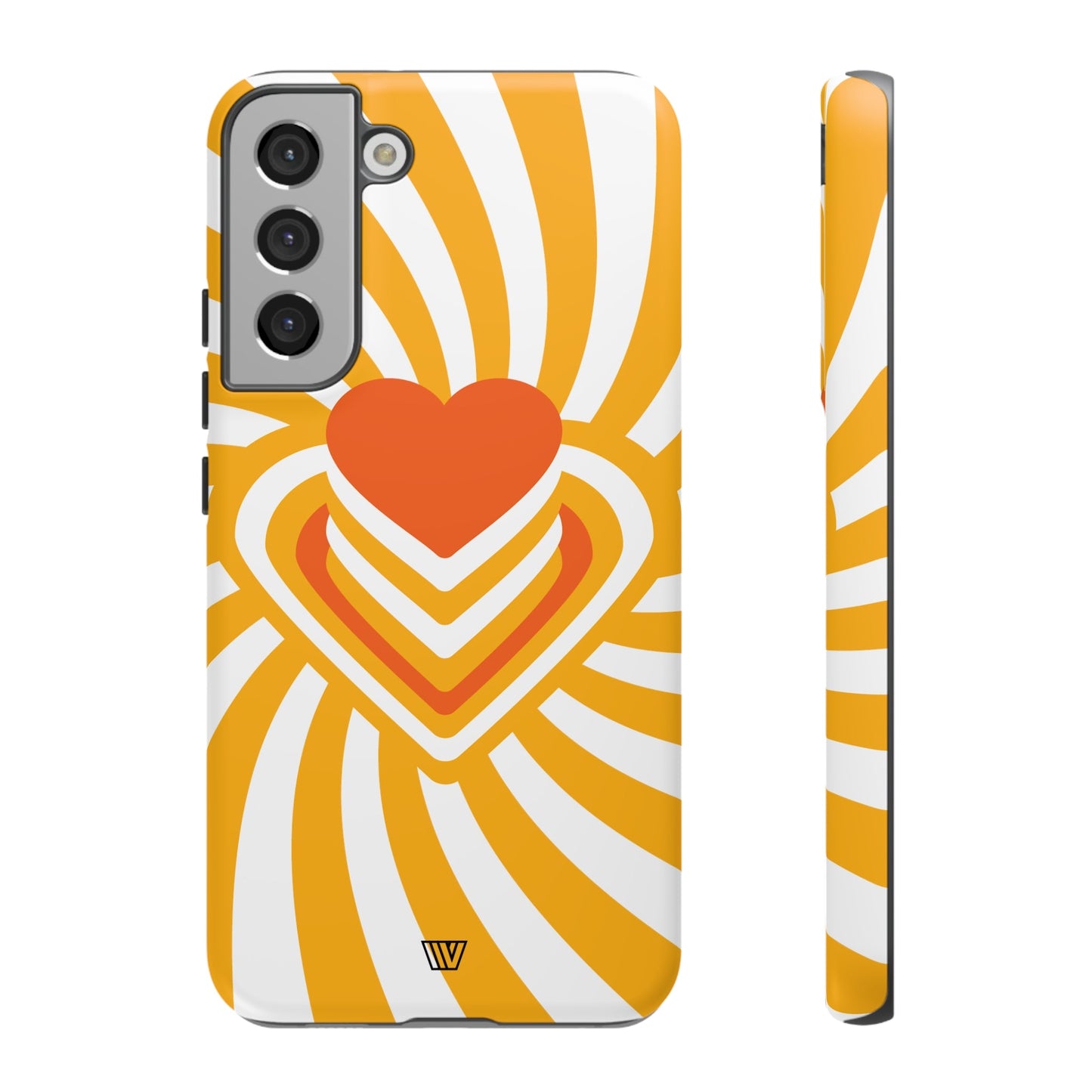 Heart Ray Stack | Tough Phone Case, view 2048 — Soul Flow Apparel