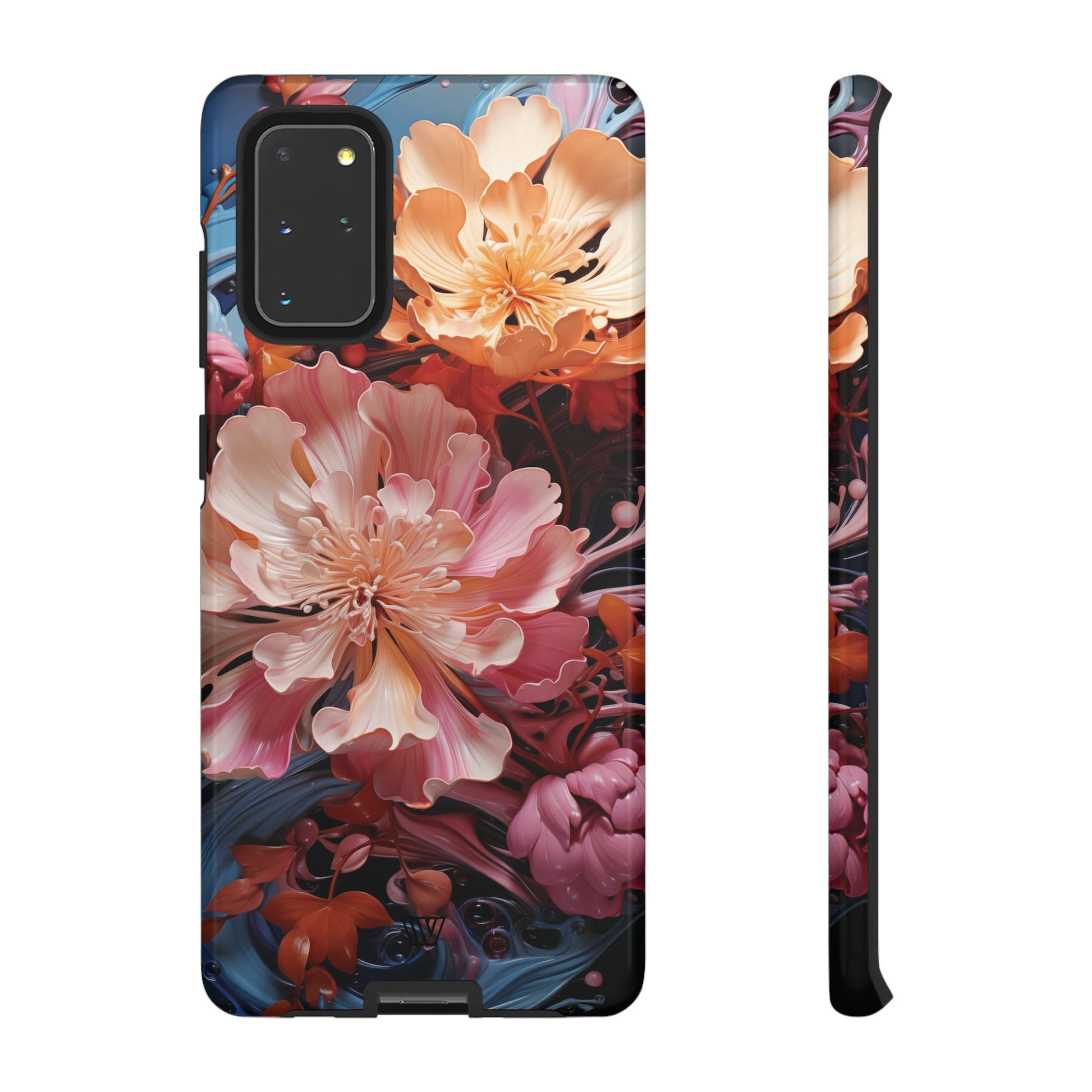 Paint Swirl Flowers | Tough Phone Case, view 2048 — Soul Flow Apparel