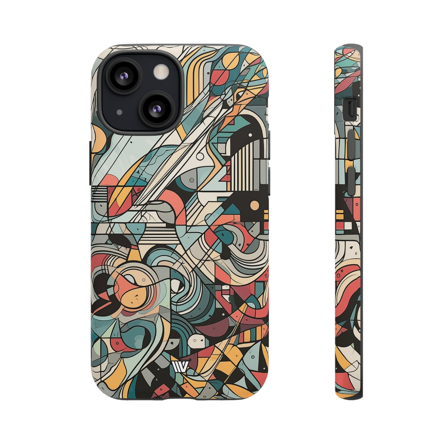 Abstract Doodle #2 | Tough Phone Case, view 2048 — Soul Flow Apparel