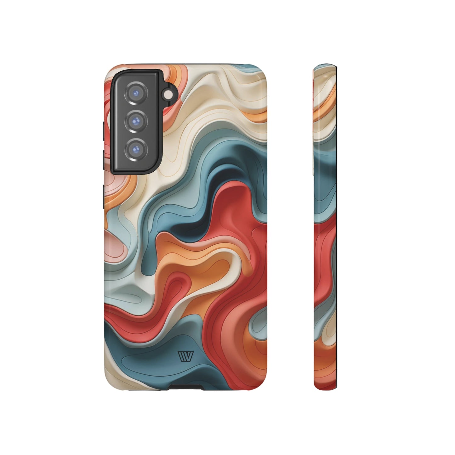 3d Colorful Clay | Tough Phone Case, view 2048 — Soul Flow Apparel