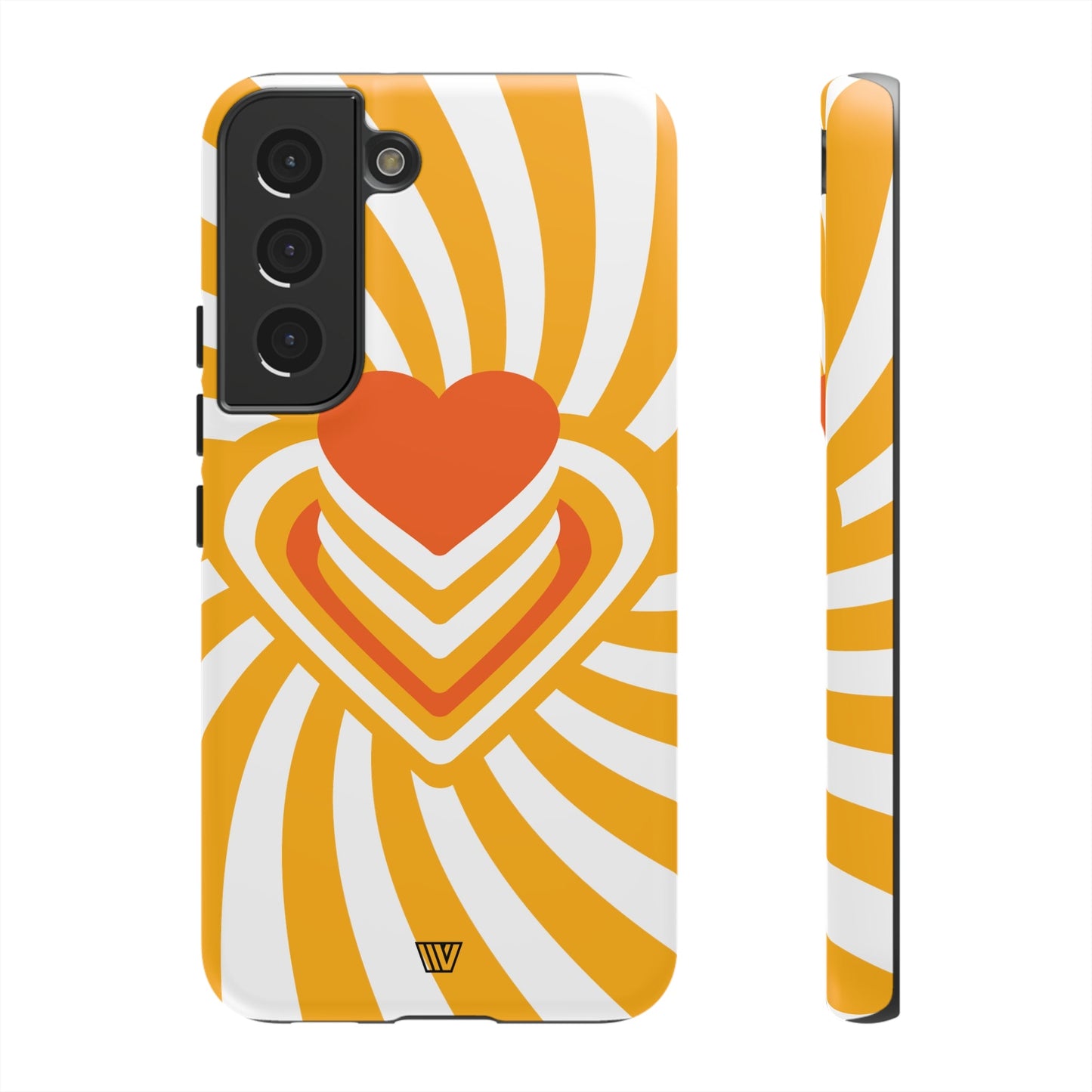 Heart Ray Stack | Tough Phone Case, view 2048 — Soul Flow Apparel