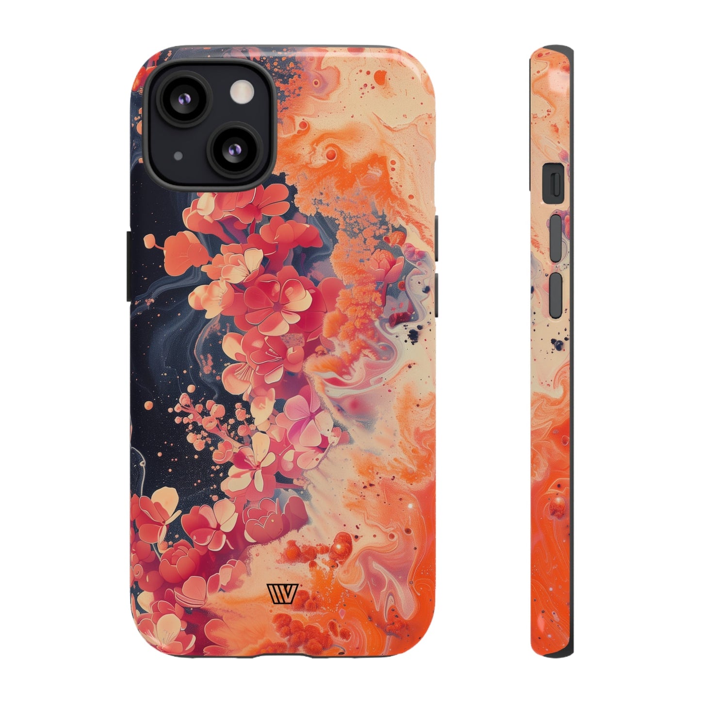 Wave of Flowers | Tough Phone Case, view 2048 — Soul Flow Apparel