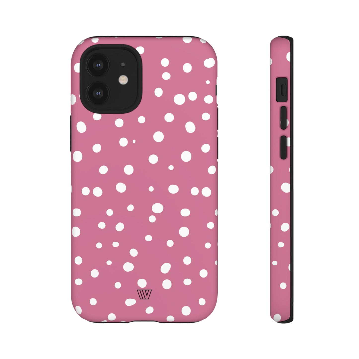 Blush Red Dots | Tough Phone Case, view 2048 — Soul Flow Apparel