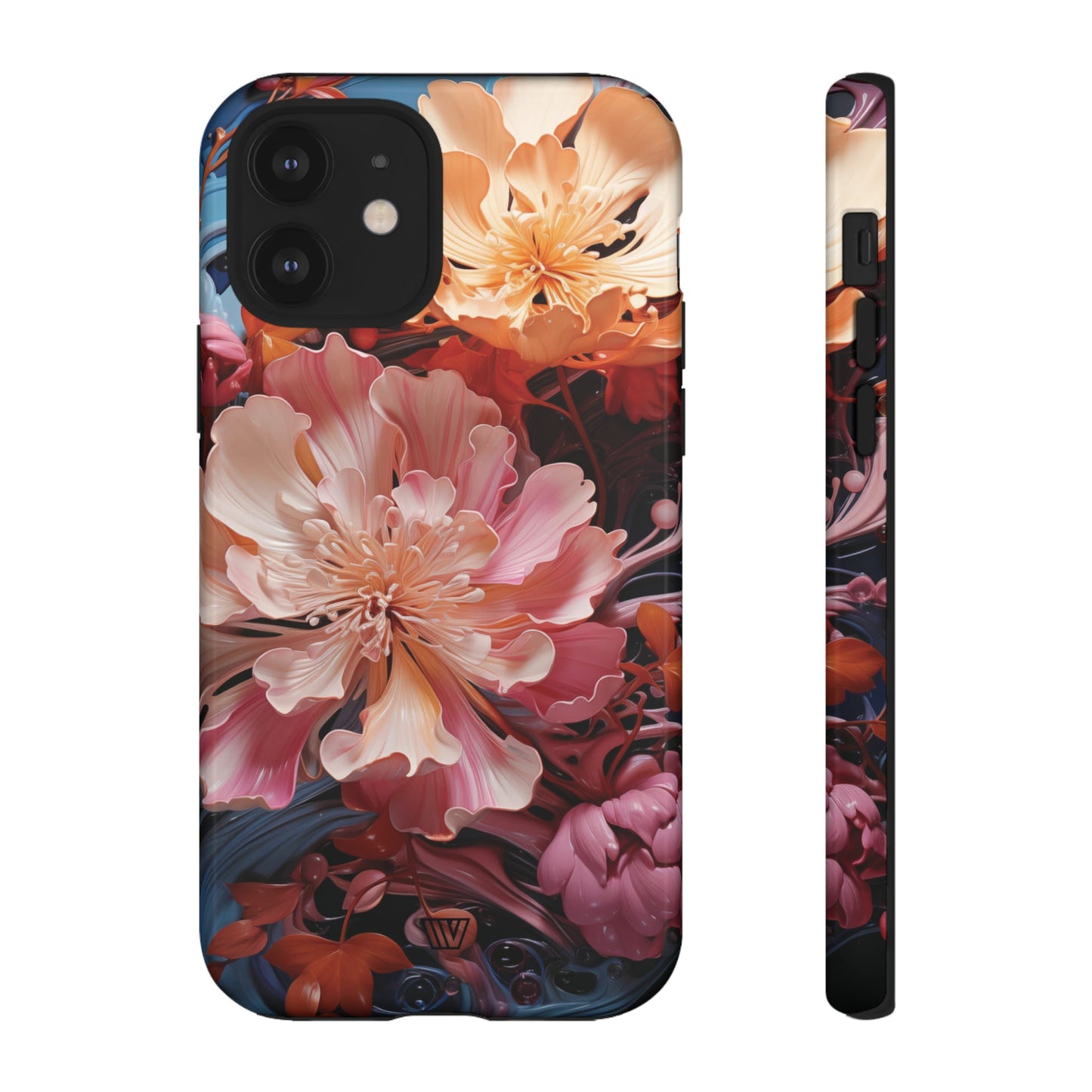Paint Swirl Flowers | Tough Phone Case, view 2048 — Soul Flow Apparel