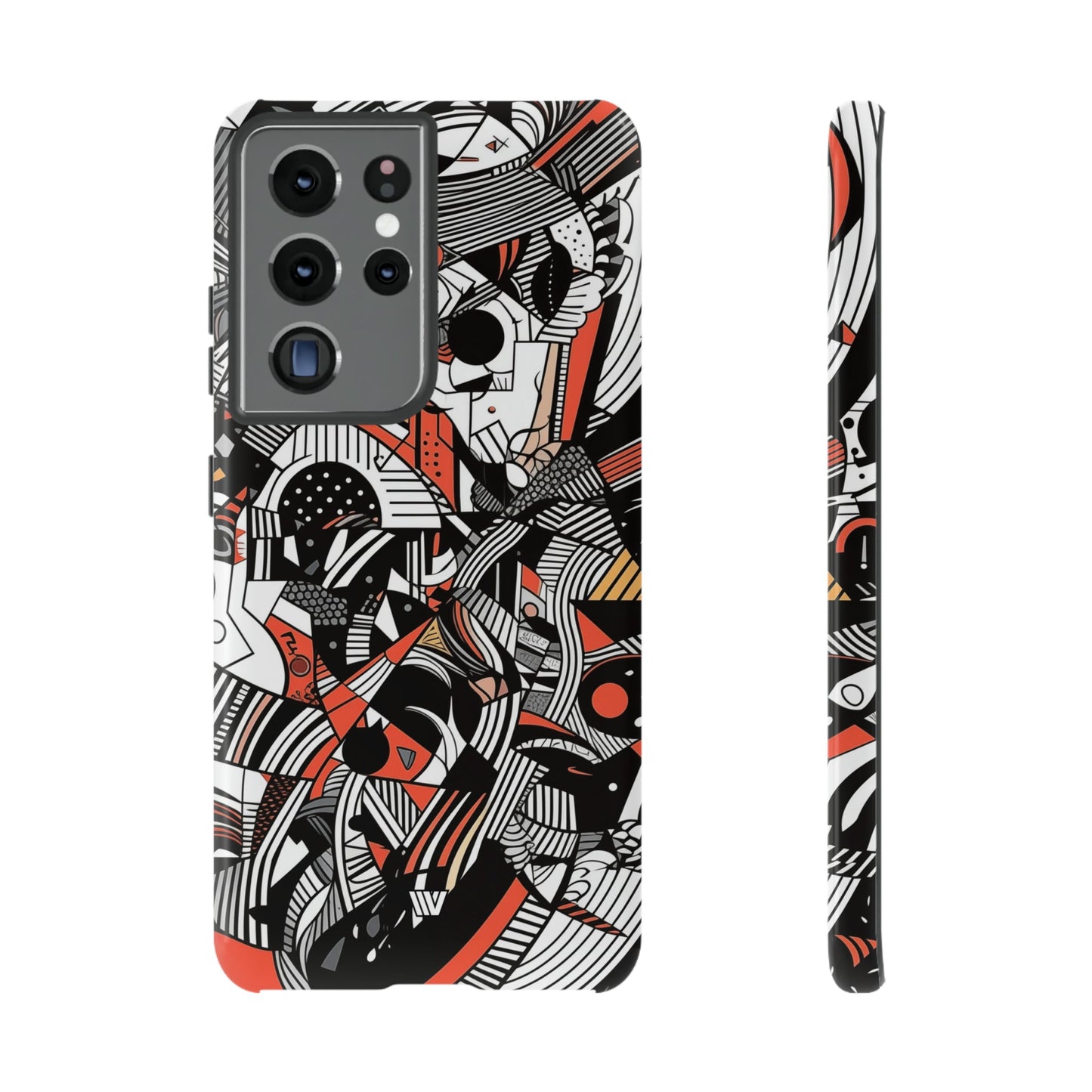 Abstract Doodle #3 | Tough Phone Case, view 2048 — Soul Flow Apparel
