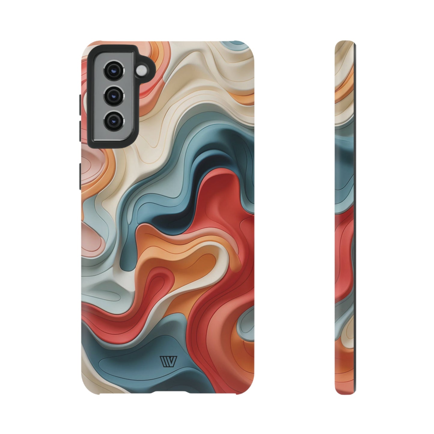3d Colorful Clay | Tough Phone Case, view 2048 — Soul Flow Apparel