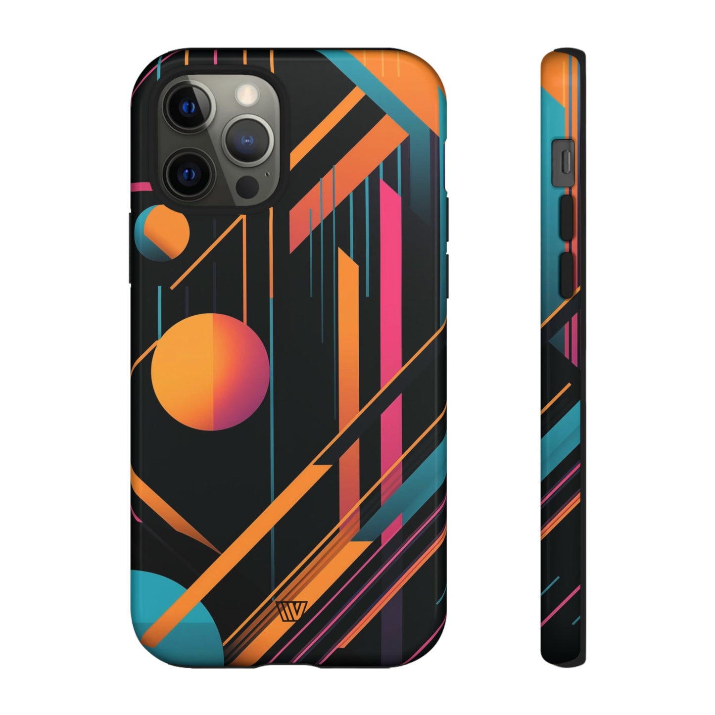 Bold Retro Lines | Tough Phone Case, view 2048 — Soul Flow Apparel