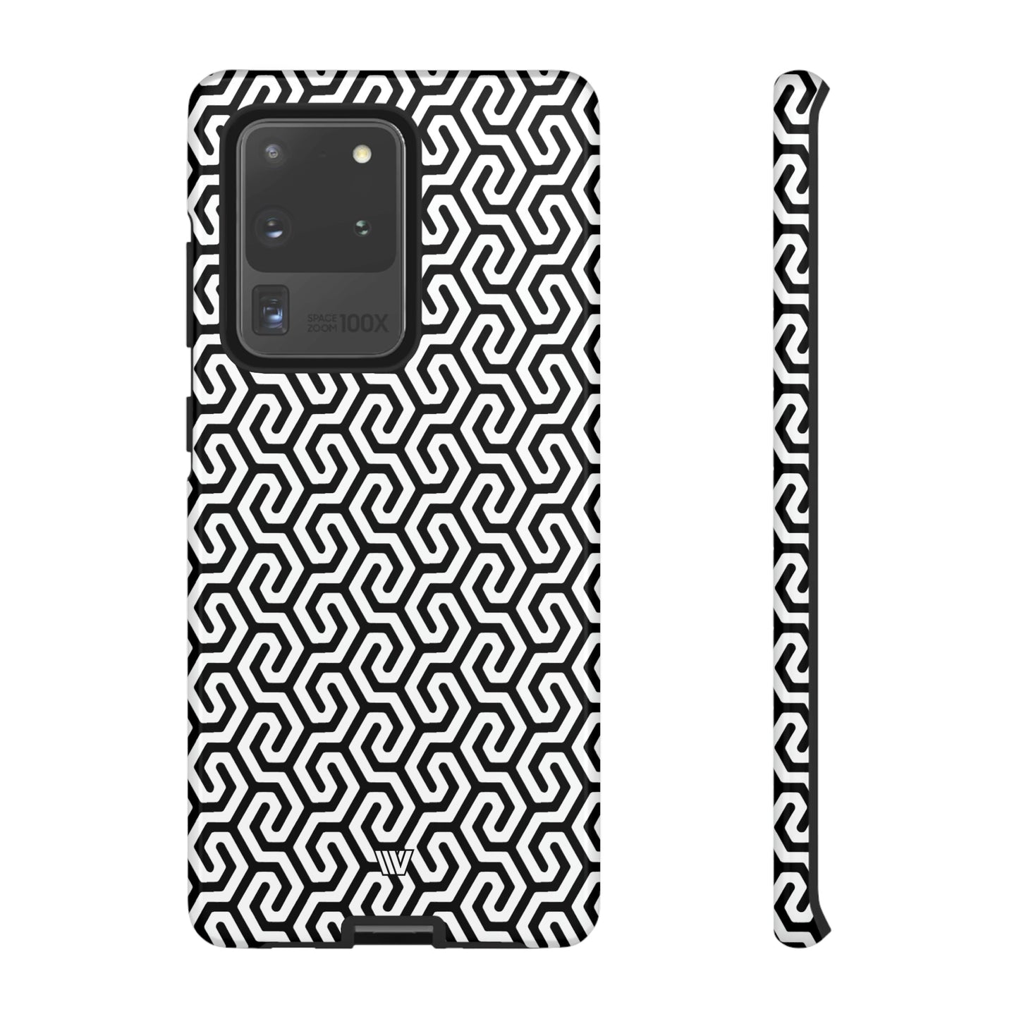 Twisted Grid | Tough Phone Case, view 2048 — Soul Flow Apparel