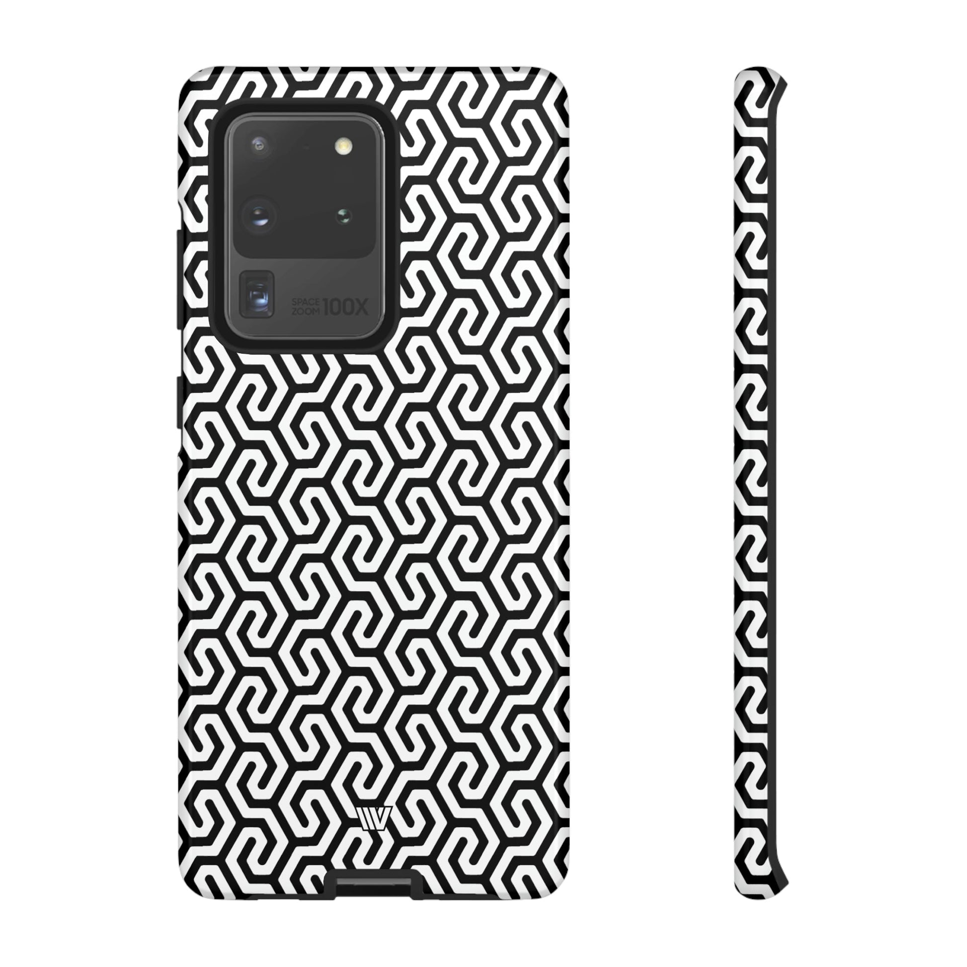Twisted Grid | Tough Phone Case, view 2048 — Soul Flow Apparel