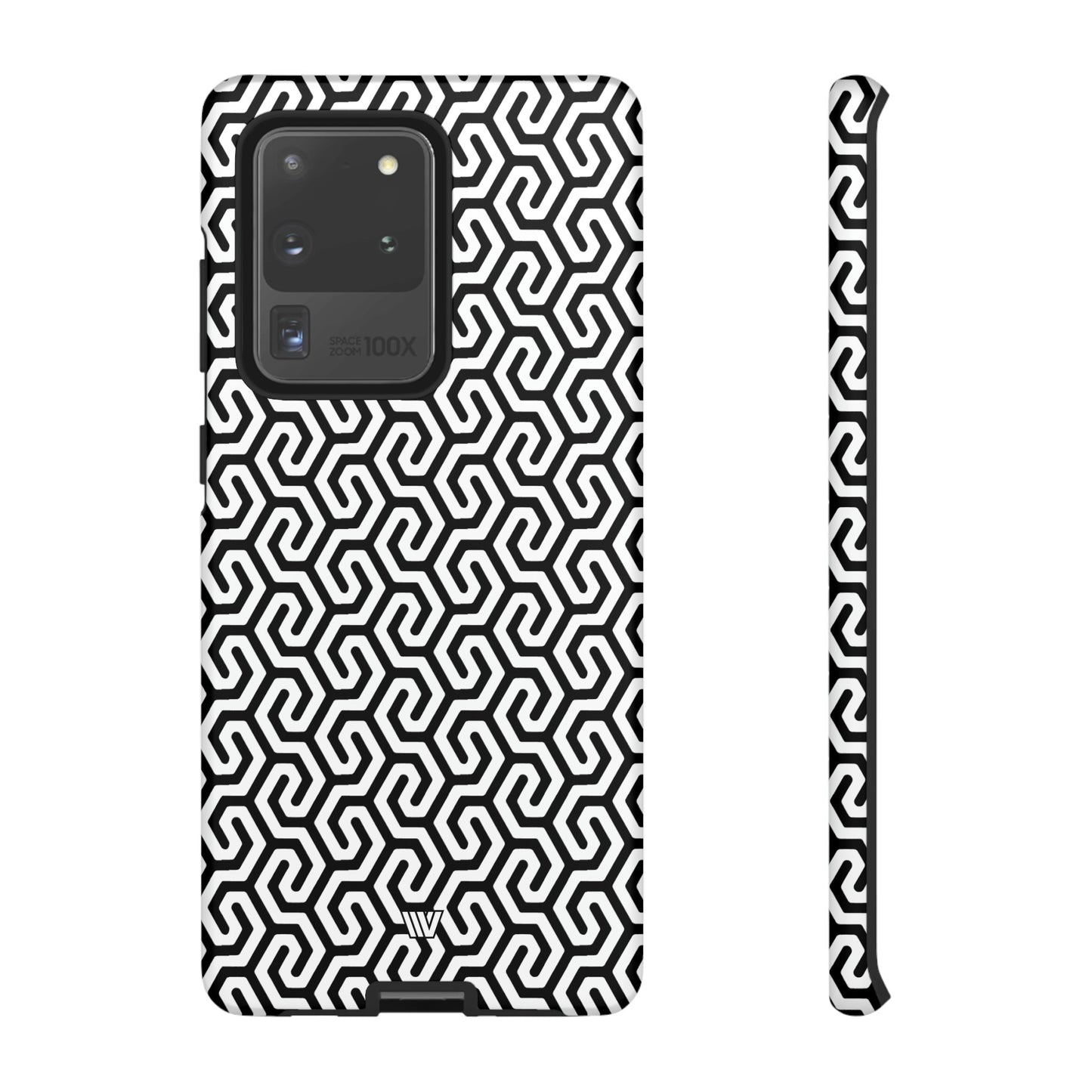 Twisted Grid | Tough Phone Case, view 2048 — Soul Flow Apparel