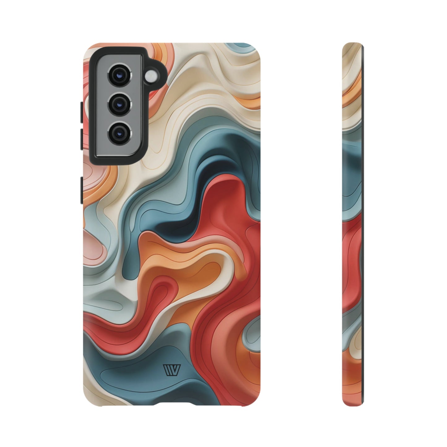 3d Colorful Clay | Tough Phone Case, view 2048 — Soul Flow Apparel