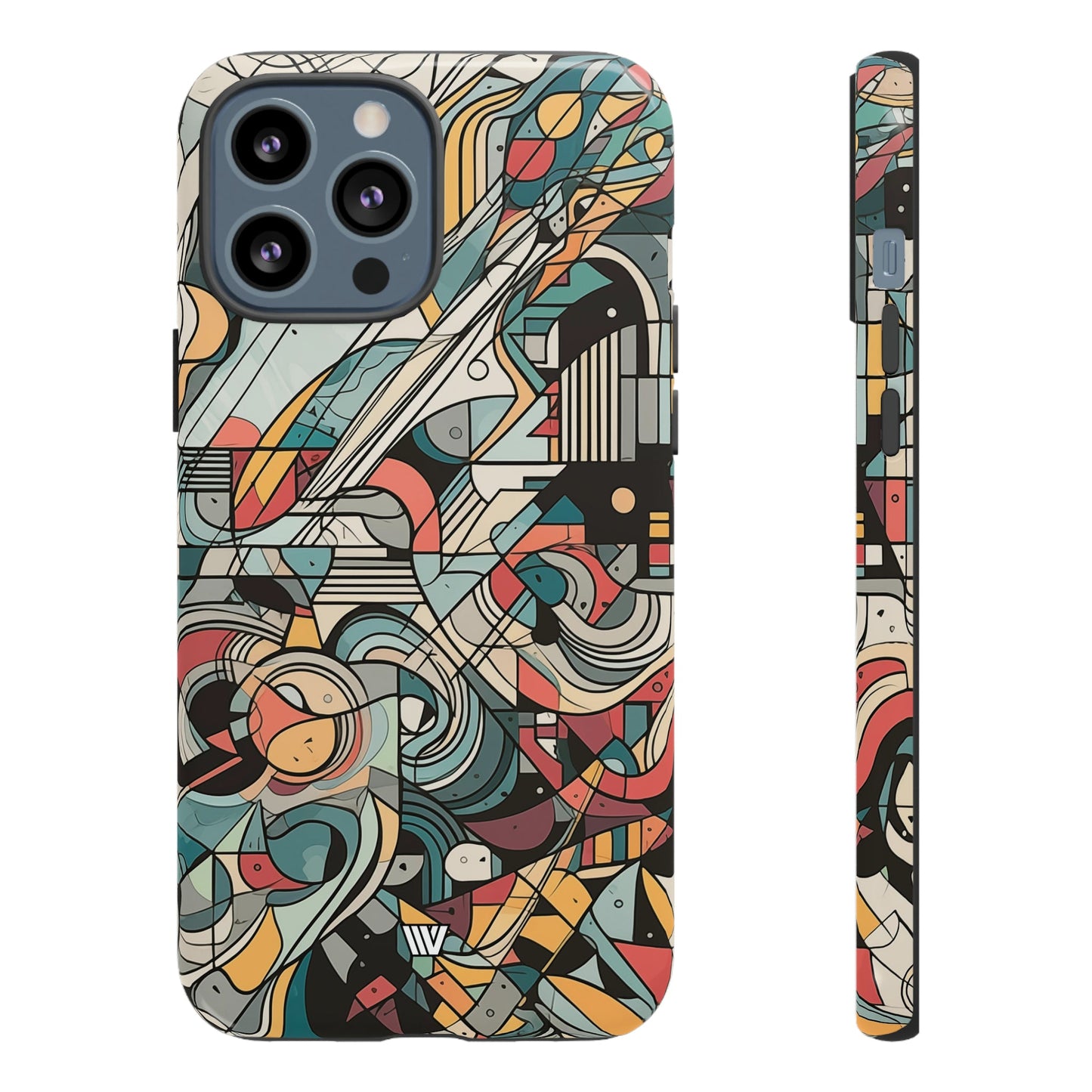Abstract Doodle #2 | Tough Phone Case, view 2048 — Soul Flow Apparel