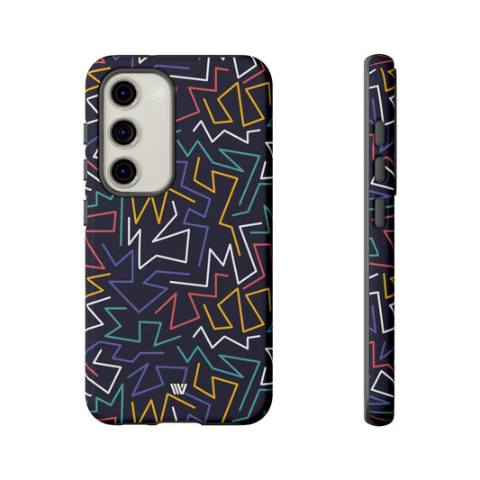 Zigzag Night | Tough Phone Case, view 2048 — Soul Flow Apparel