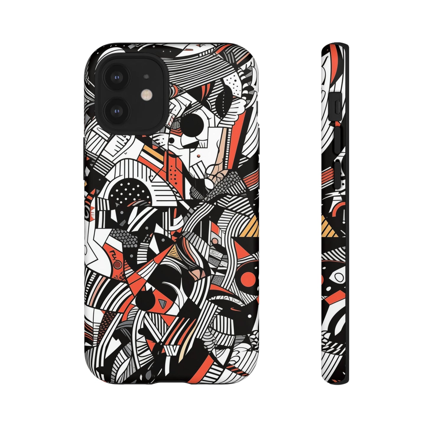 Abstract Doodle #3 | Tough Phone Case, view 2048 — Soul Flow Apparel