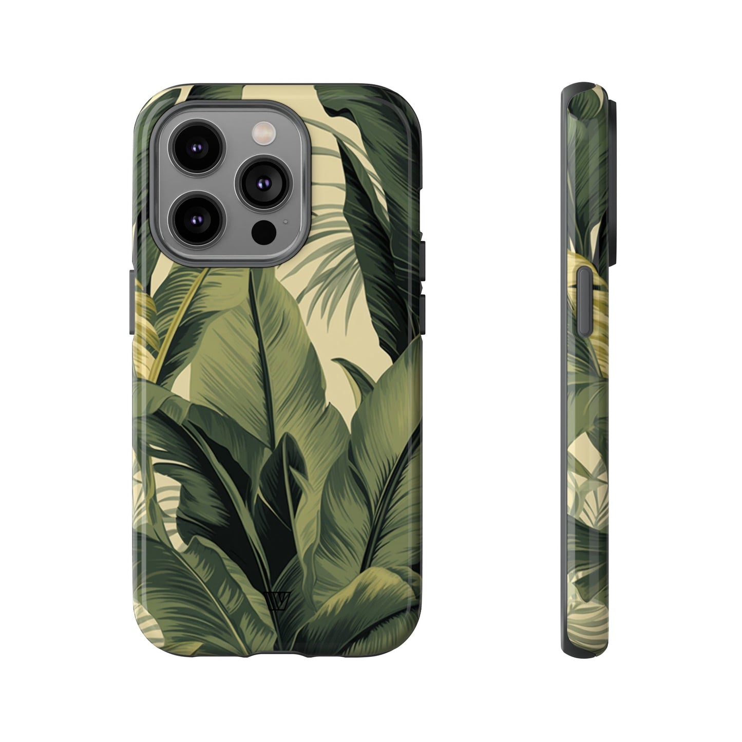Tropical Leaves | Tough Phone Case, view 2048 — Soul Flow Apparel