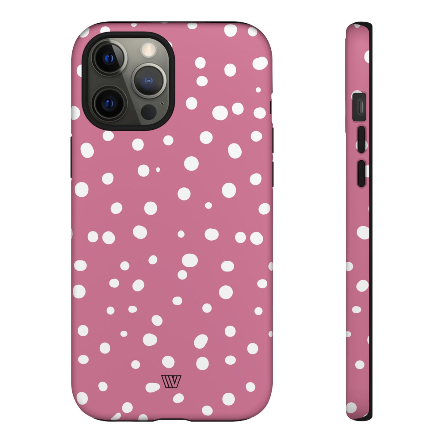 Blush Red Dots | Tough Phone Case, view 2048 — Soul Flow Apparel