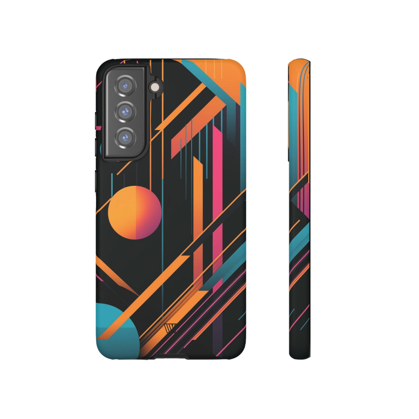 Bold Retro Lines | Tough Phone Case, view 2048 — Soul Flow Apparel