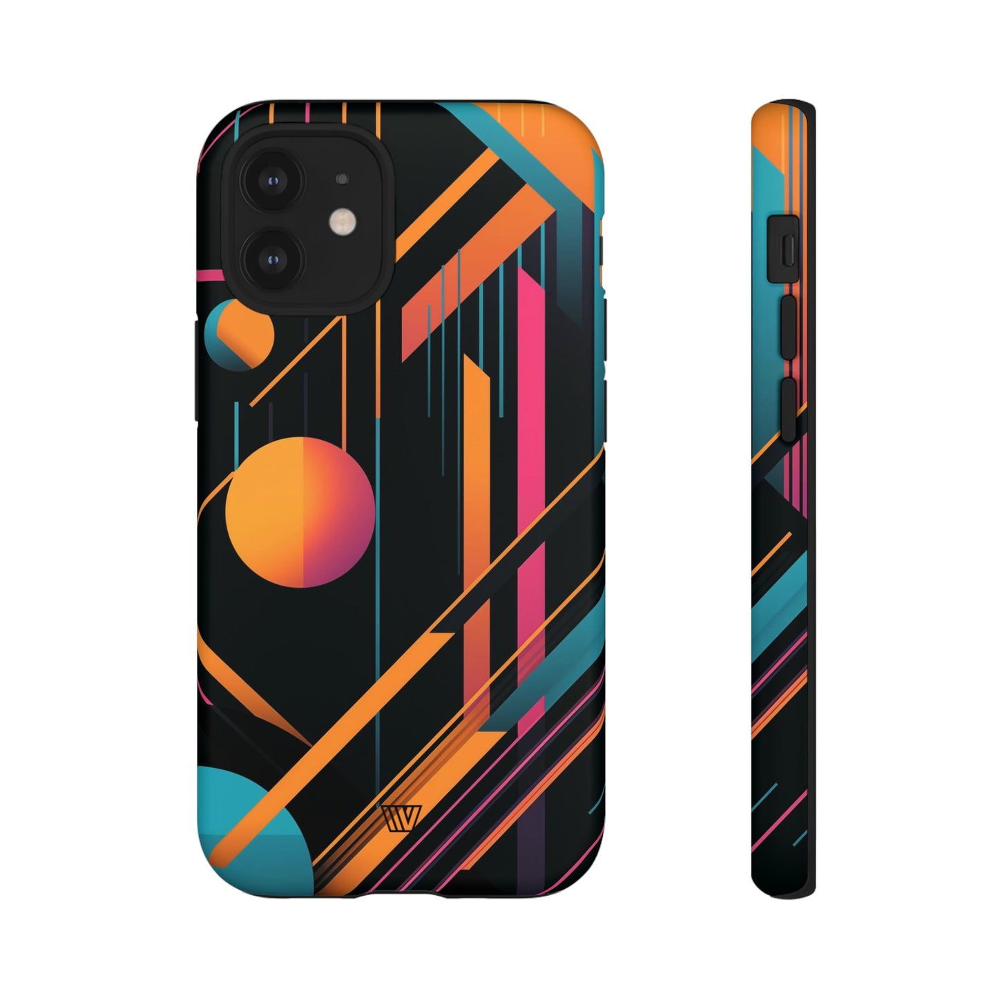 Bold Retro Lines | Tough Phone Case, view 2048 — Soul Flow Apparel