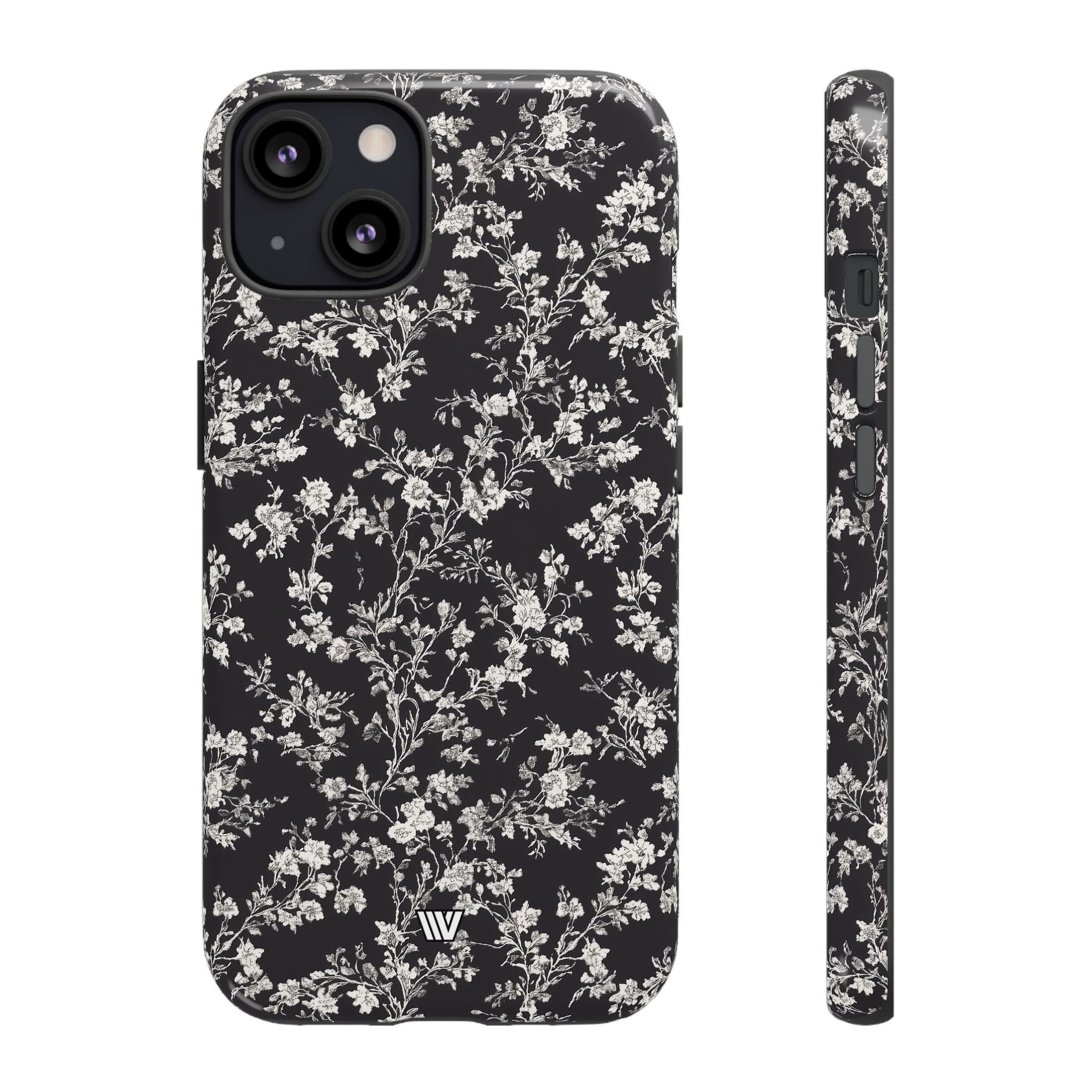 Inked Petals | Tough Phone Case, view 2048 — Soul Flow Apparel