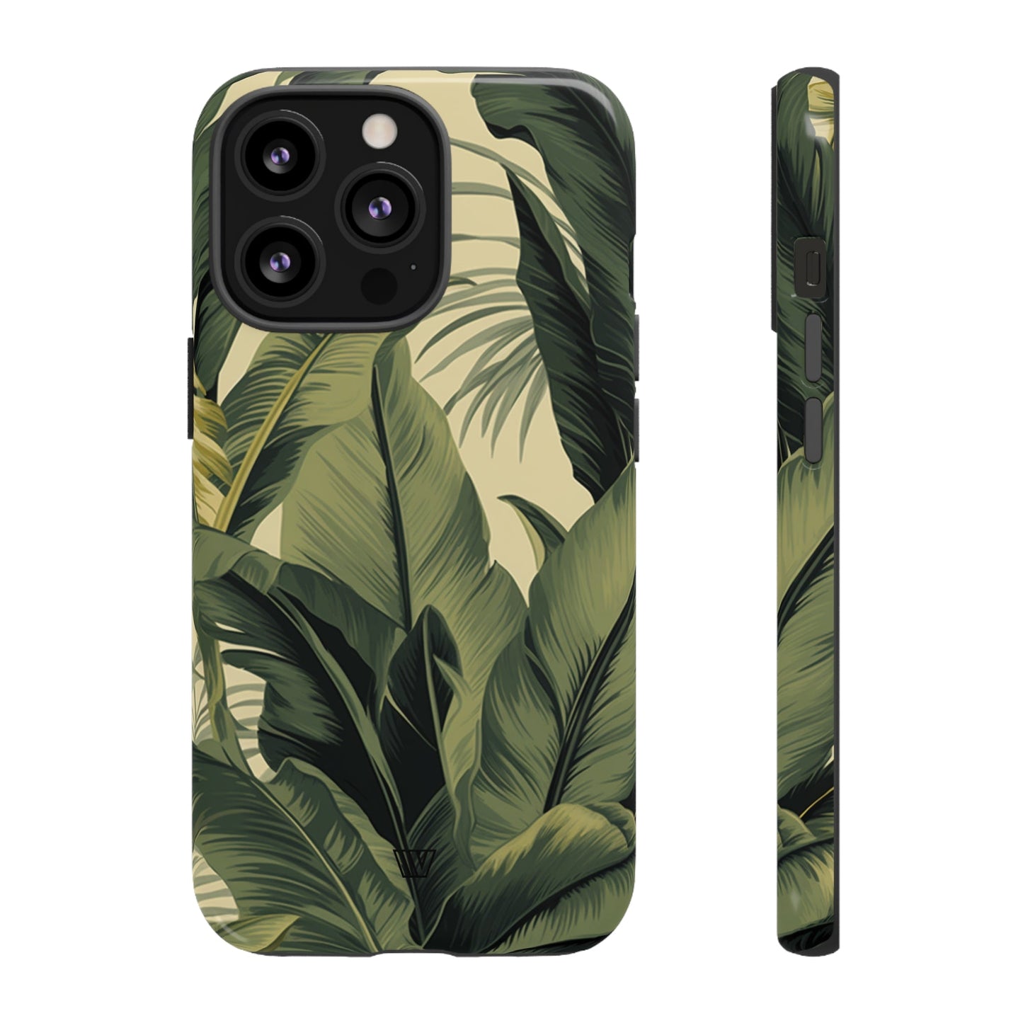 Tropical Leaves | Tough Phone Case, view 2048 — Soul Flow Apparel