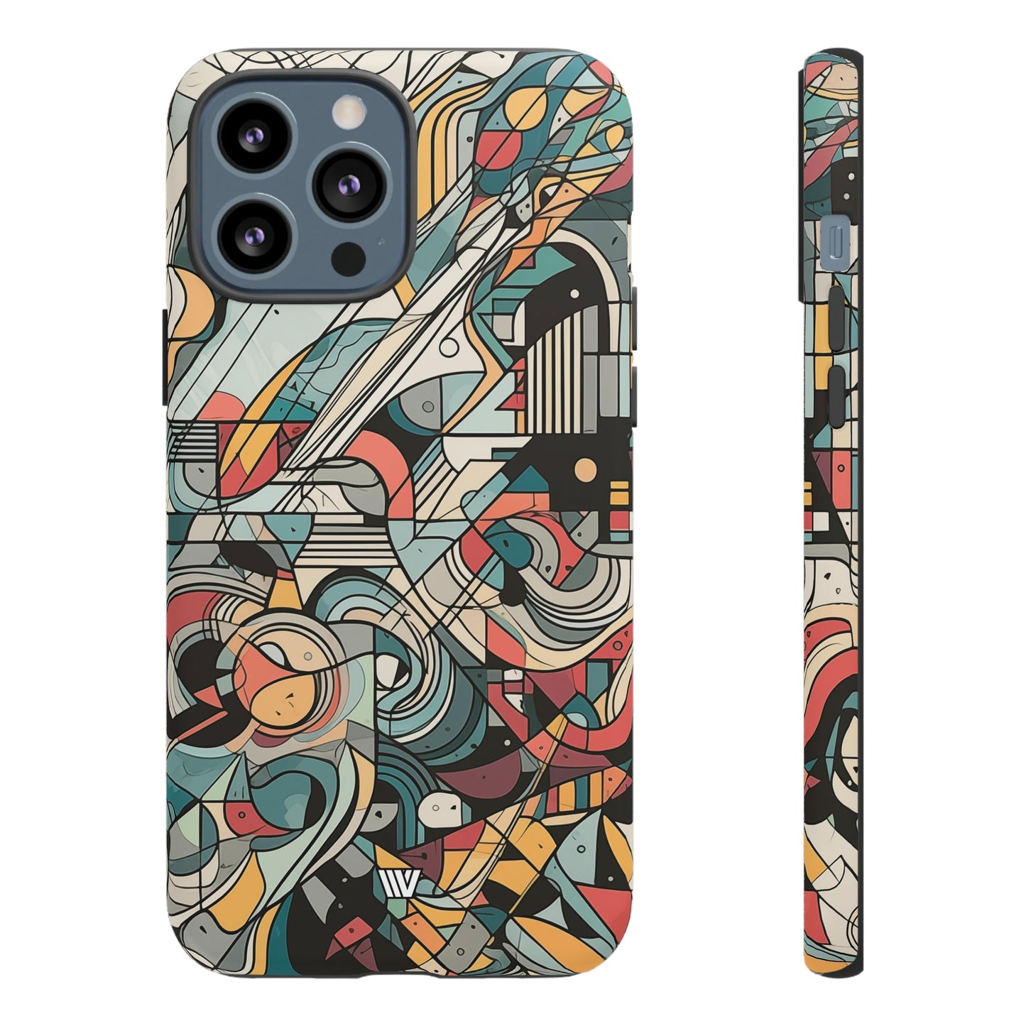 Abstract Doodle #2 | Tough Phone Case, view 2048 — Soul Flow Apparel