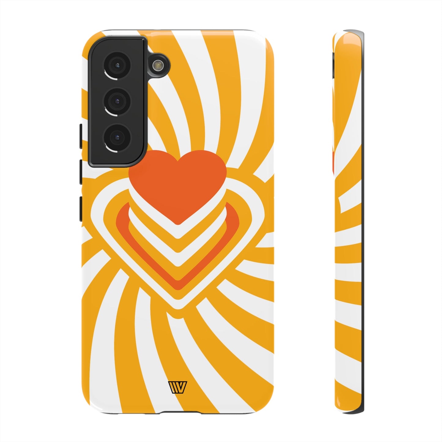 Heart Ray Stack | Tough Phone Case, view 2048 — Soul Flow Apparel