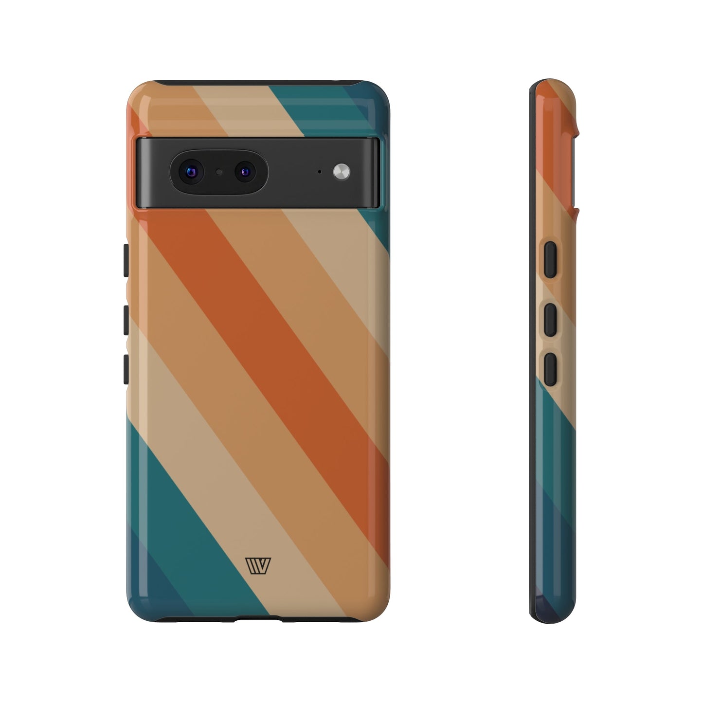 70s Retro Stripe | Tough Phone Case, view 2048 — Soul Flow Apparel