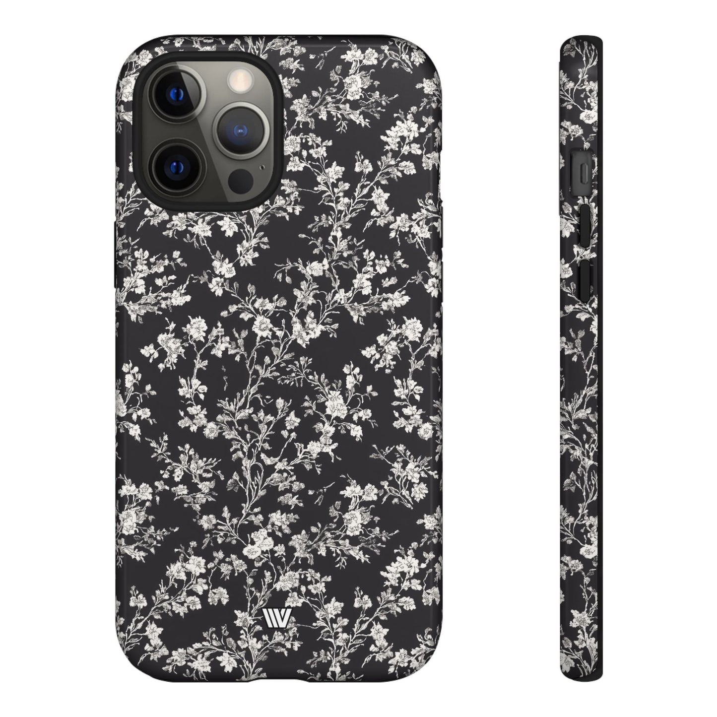 Inked Petals | Tough Phone Case, view 2048 — Soul Flow Apparel