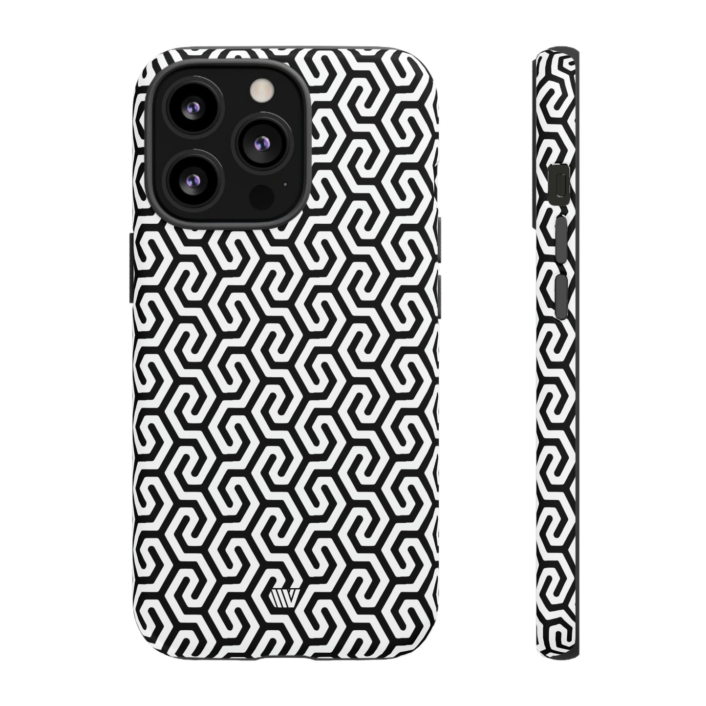 Twisted Grid | Tough Phone Case, view 2048 — Soul Flow Apparel